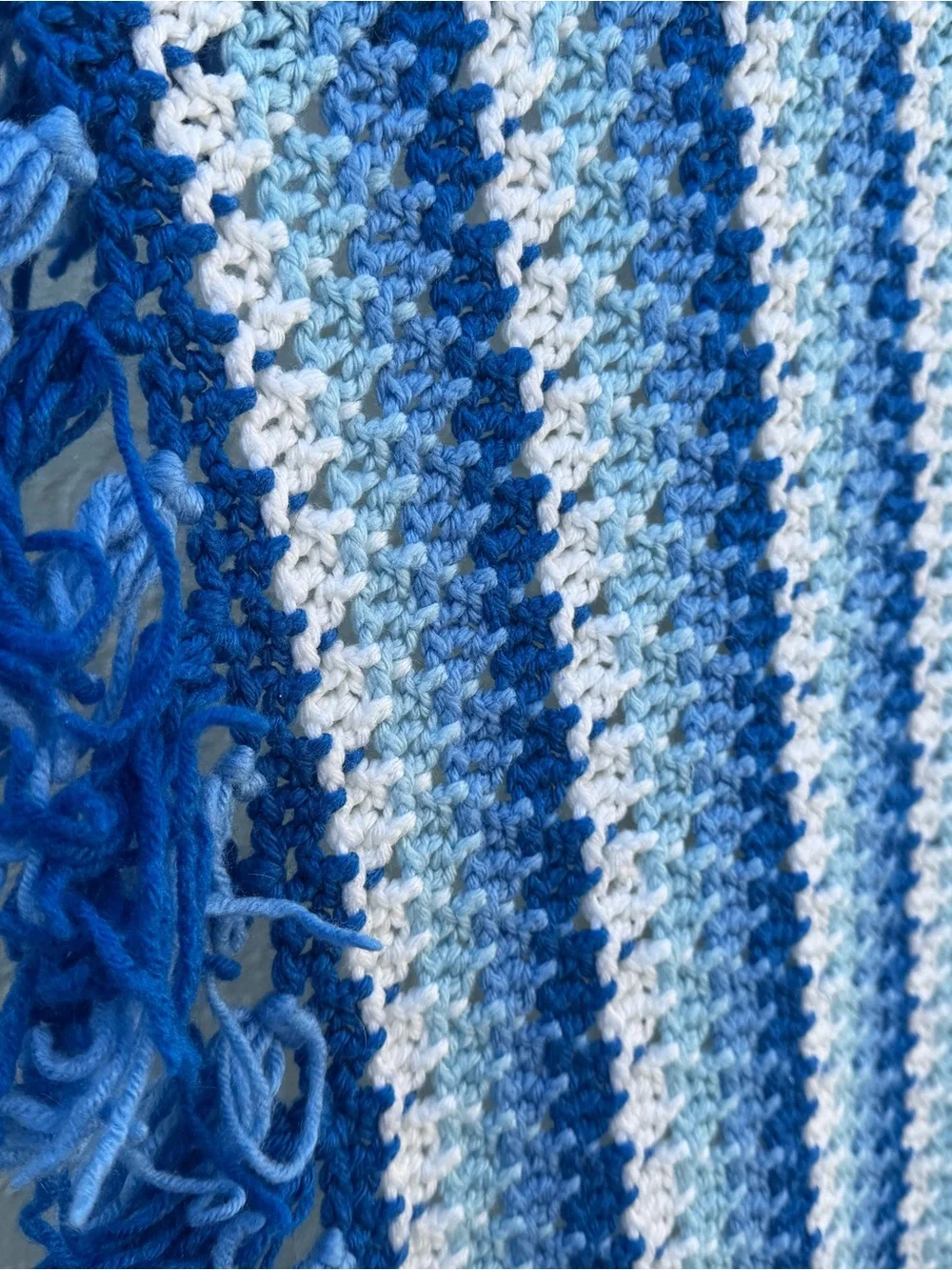 Handmade wear afghan grandma
